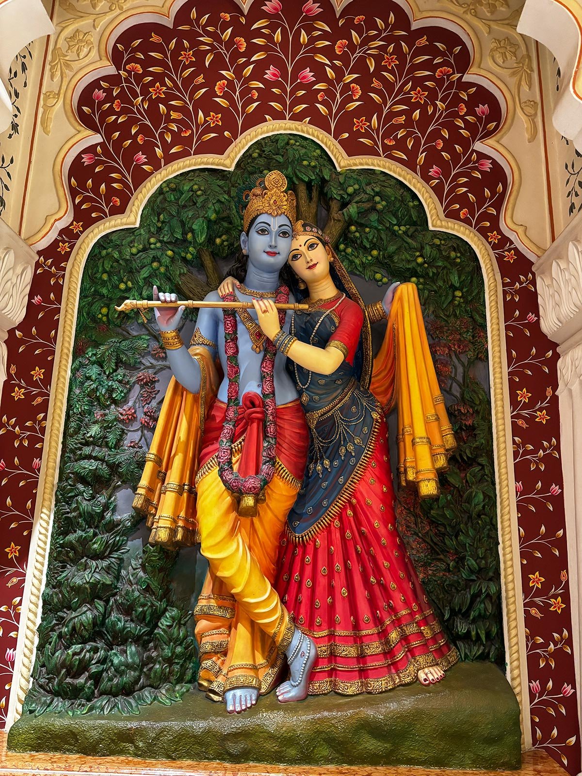 ISKCON Rohini Temple Wall 3 | ISKCON Rohini (Sri Sri Radha Madhav Mandir)