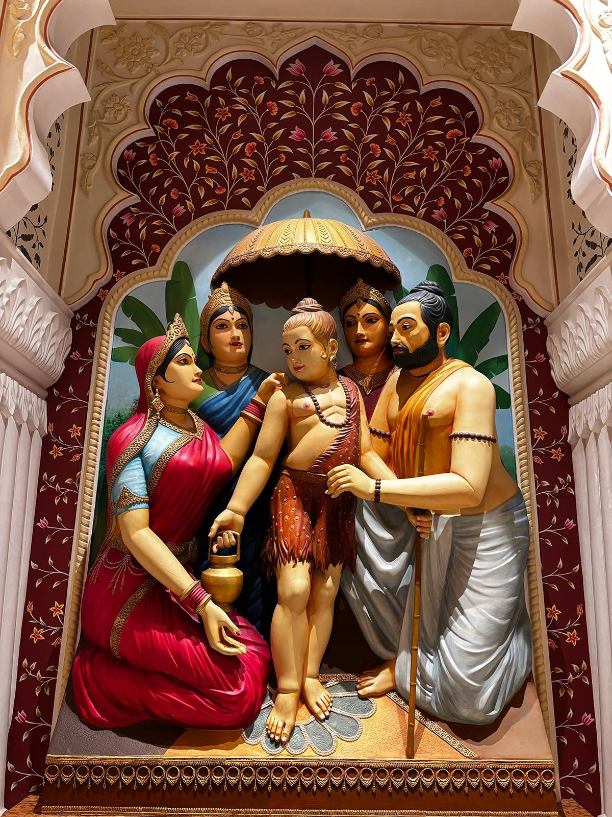 ISKCON Rohini Temple Wall | ISKCON Rohini (Sri Sri Radha Madhav Mandir)